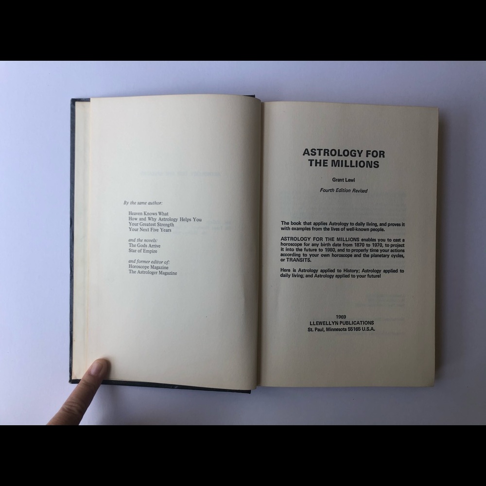 •Vtg Astrology For The Millions• - Picture 3 of 13